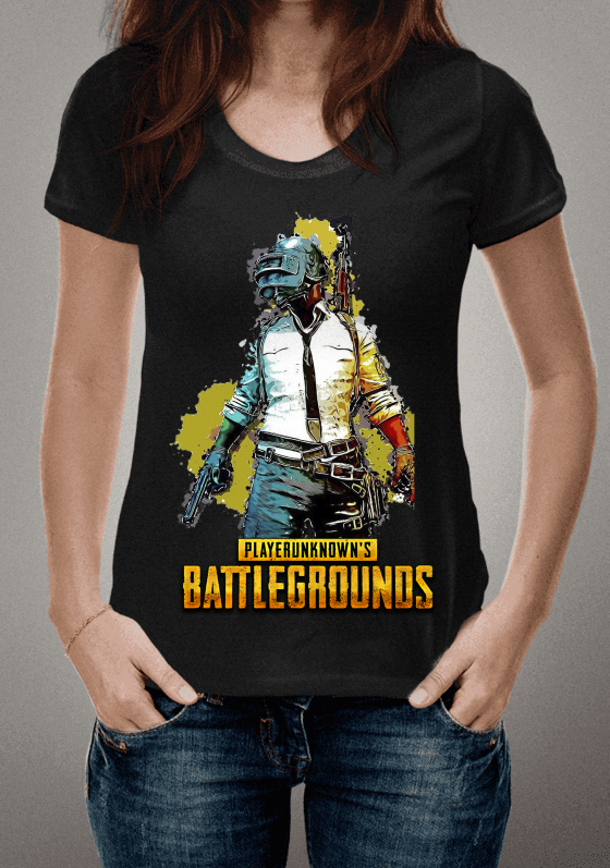 Battlegrounds Camiseta Preta