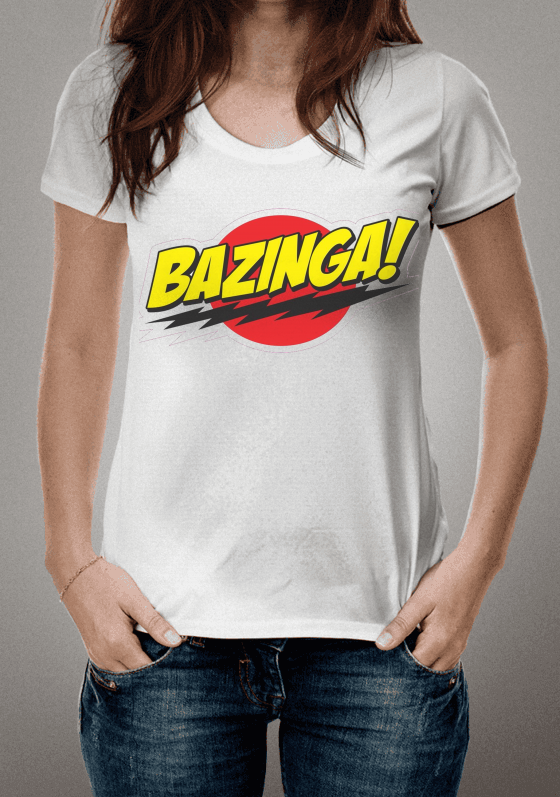 Nome do produto  Bazinga! big bang theory