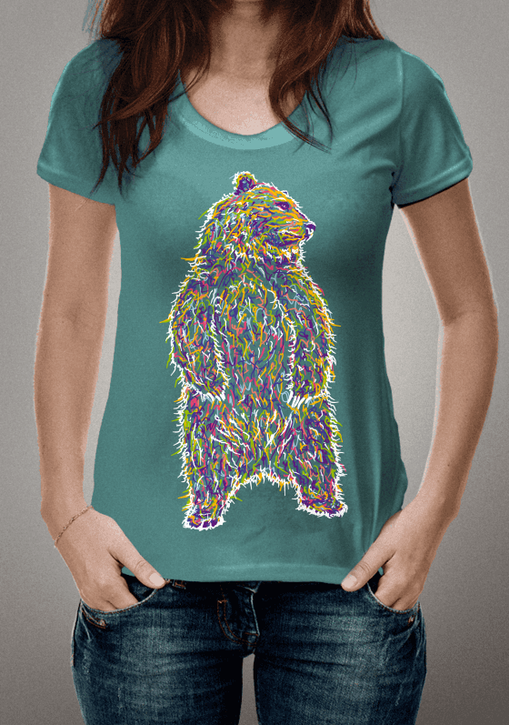 Nome do produto  Bear Scribbles