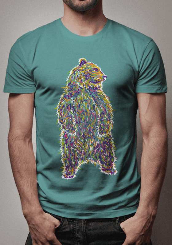 Nome do produto  Bear Scribbles