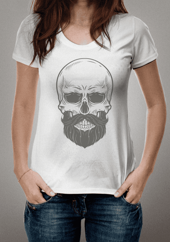 Bearded skull