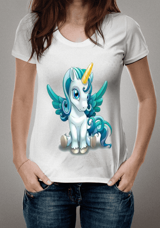 Bebe Unicornio Azul