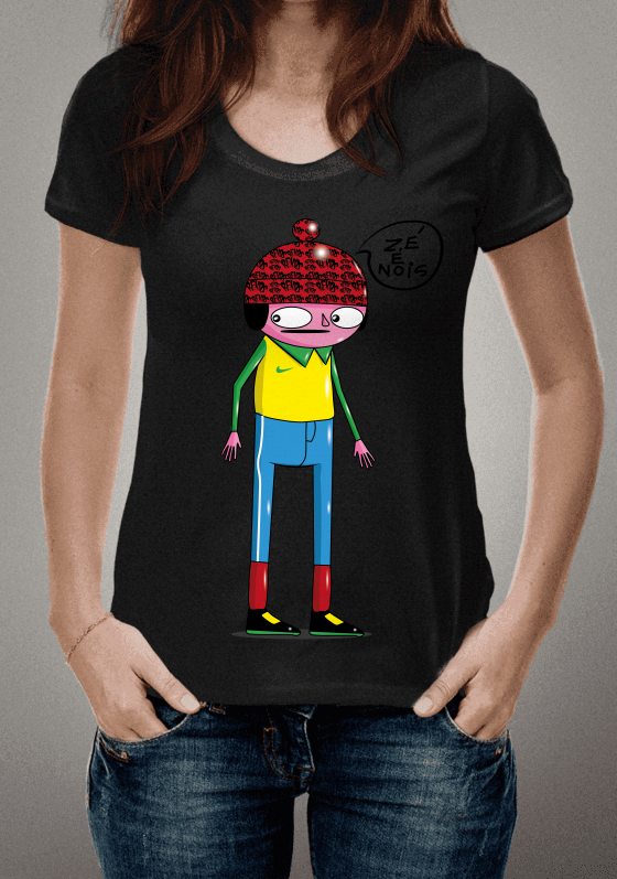 Nome do produto  Bekos arte urbana zé é nois- Preta