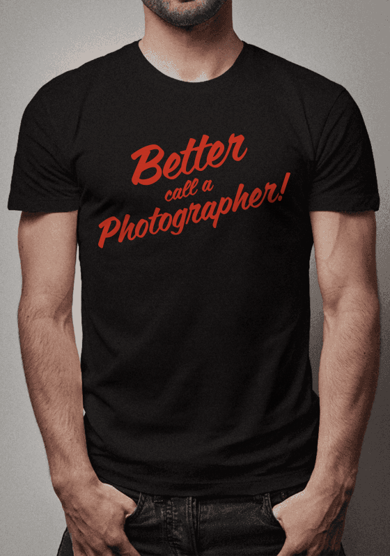 Nome do produto  Better Call a Photographer!
