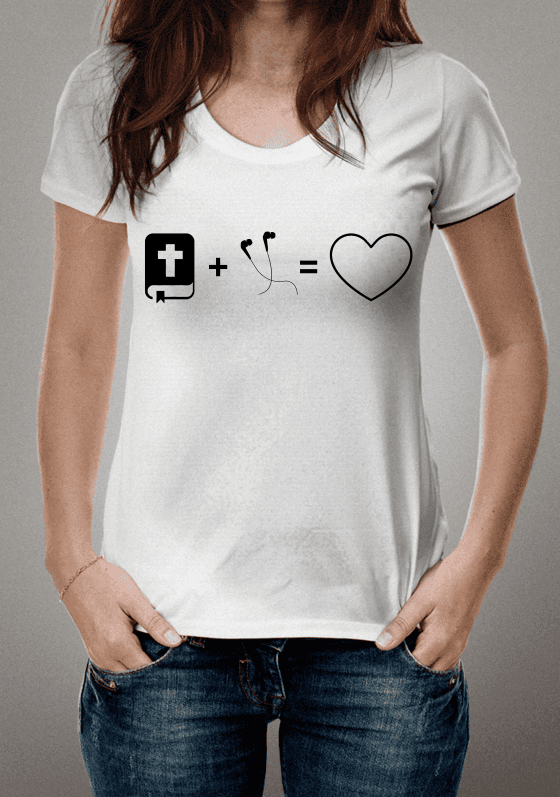 Nome do produto: Bíblia, fone e coração