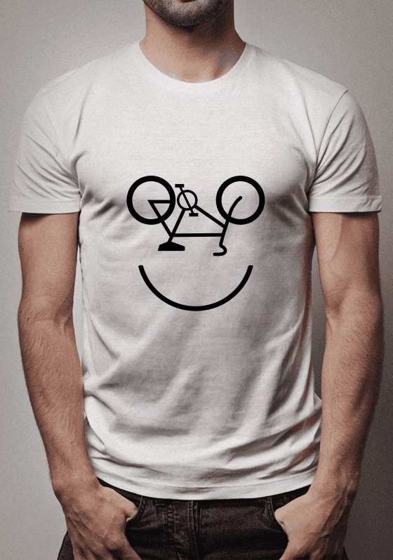 Bicicleta sorrindo