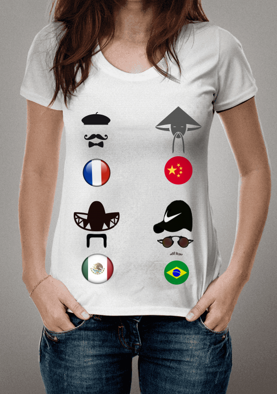 Nome do produto  Bigode em diferentes países