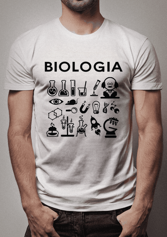 Biologia - Camiseta da Área - Vista já a sua!