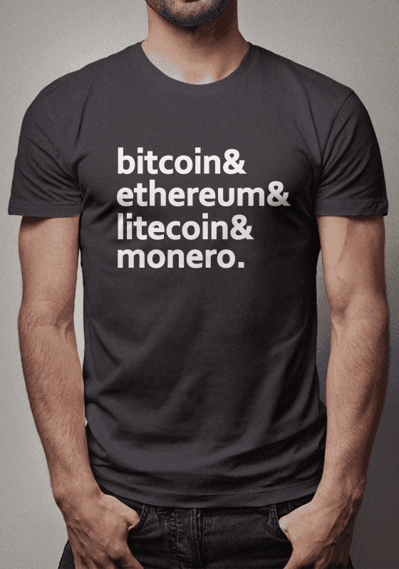 Bitcoin Ethereum Litecoin Monero