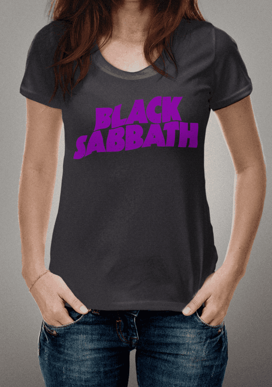 Nome do produto: Black Sabbath Purple Logo