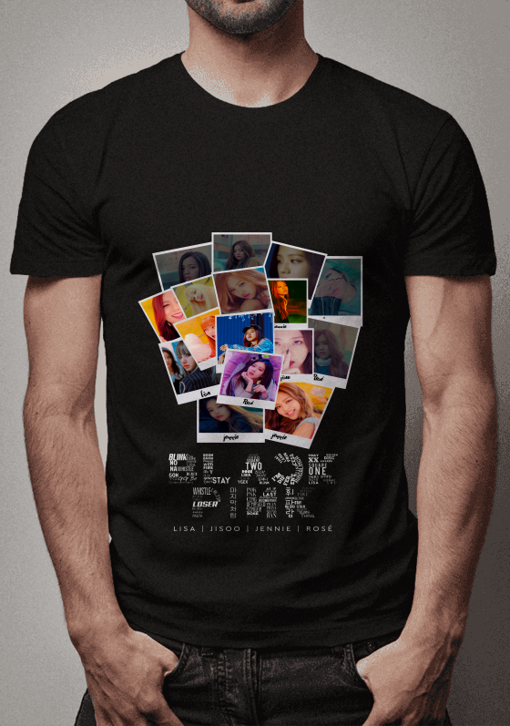 Nome do produto  BLACKPINK - Mural de Polaroid 