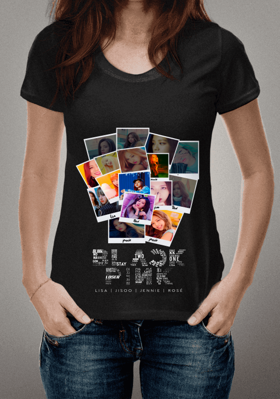 Nome do produto  BLACKPINK - Mural de Polaroid 