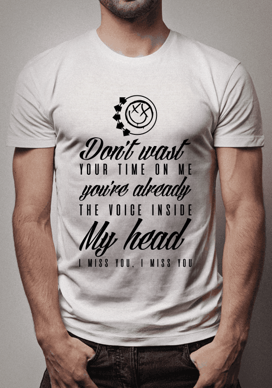 Nome do produto: Blink 182 - I miss you - Art 