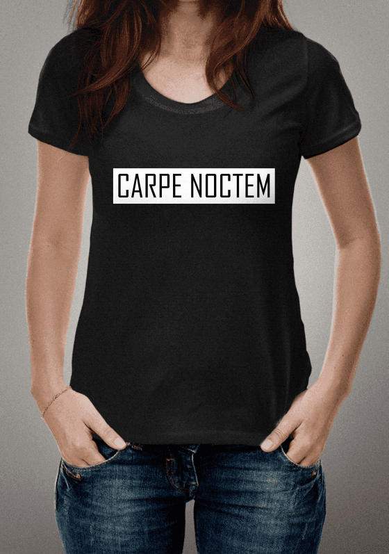 Nome do produto  Blusa carpe noctem