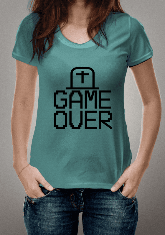 Nome do produto  Blusa Game Over