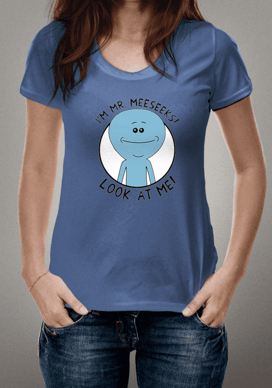 Nome do produto  Blusa rick and morty : meeseeks