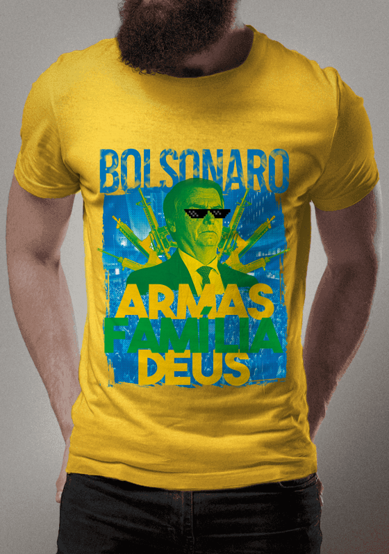 Nome do produto  BOLSONARO - ARMAS, FAMÍLIA, DEUS