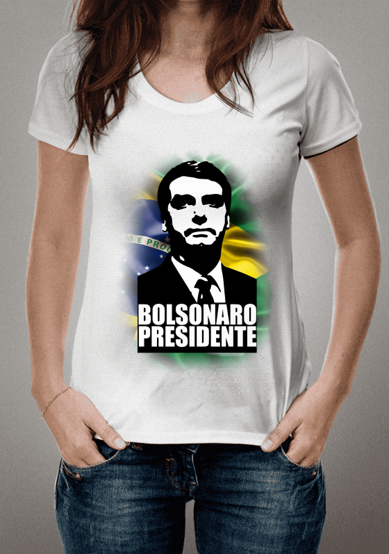 Nome do produto: Bolsonaro Presidente Bandeira do Brasil