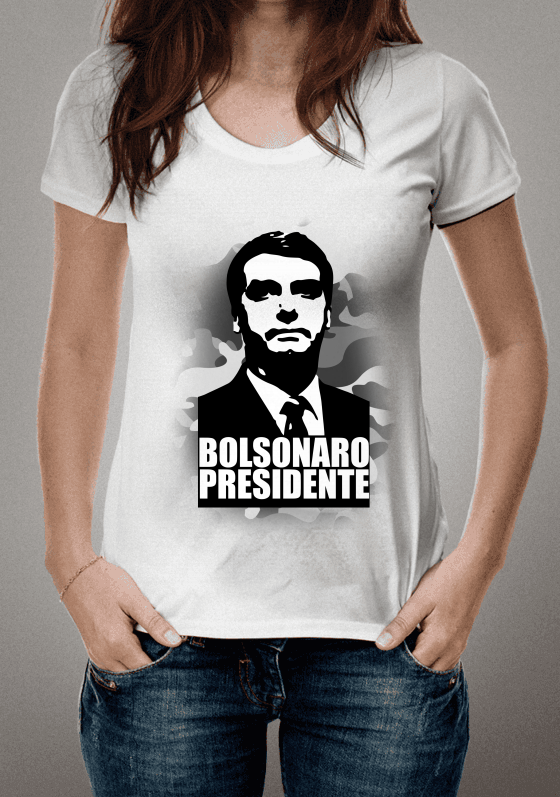 Nome do produto  Bolsonaro Presidente Camuflado #01