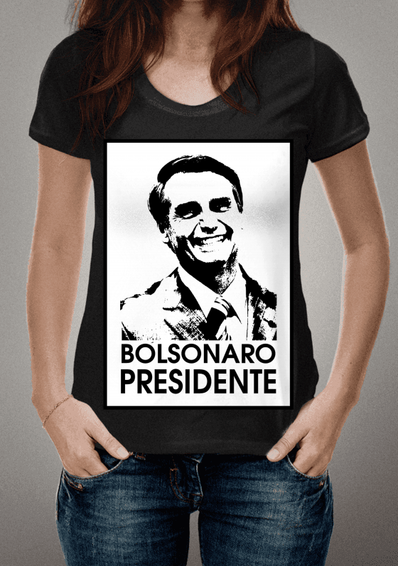 Bolsonaro Presidente Estampa Branca