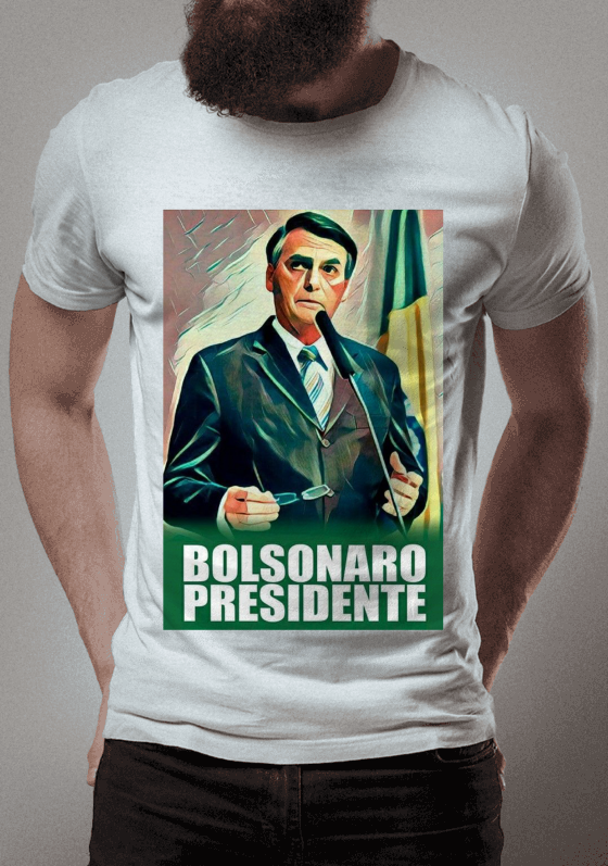 Bolsonaro Presidente Estampa Colorida
