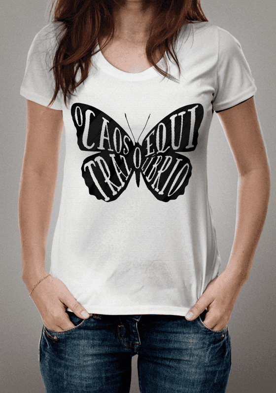 Nome do produto  Borboleta Caos