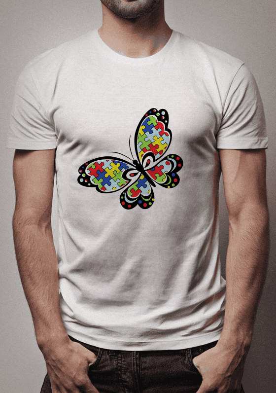 Borboleta do Autismo Logo