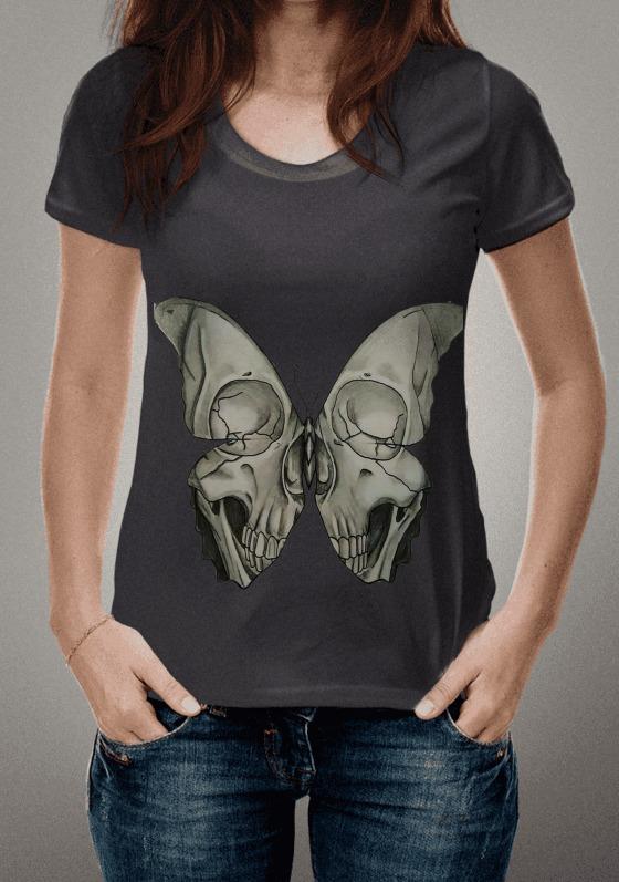 Borboleta Skull