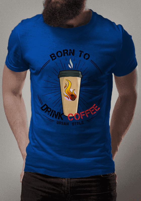 Nome do produto  Born to Drink Coffee