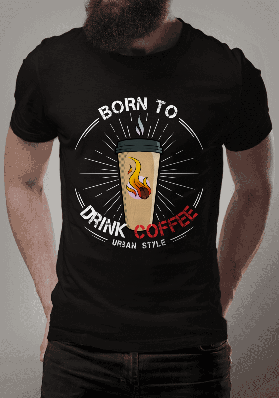 Nome do produto  Born to Drink Coffee (versão 2)