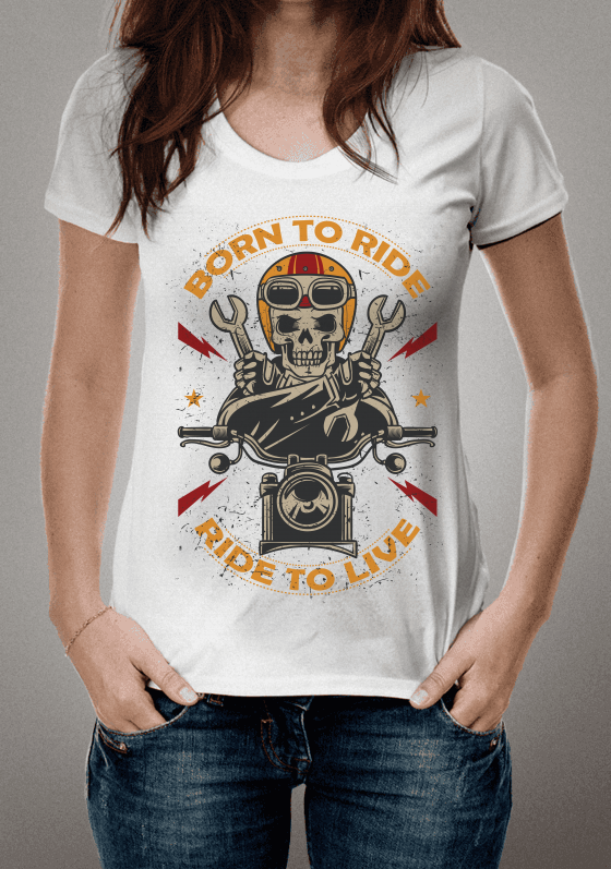 Nome do produto  Born to Ride, Ride to Live
