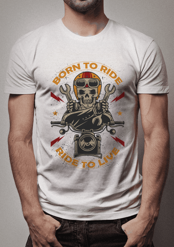 Nome do produto  Born to Ride, Ride to Live