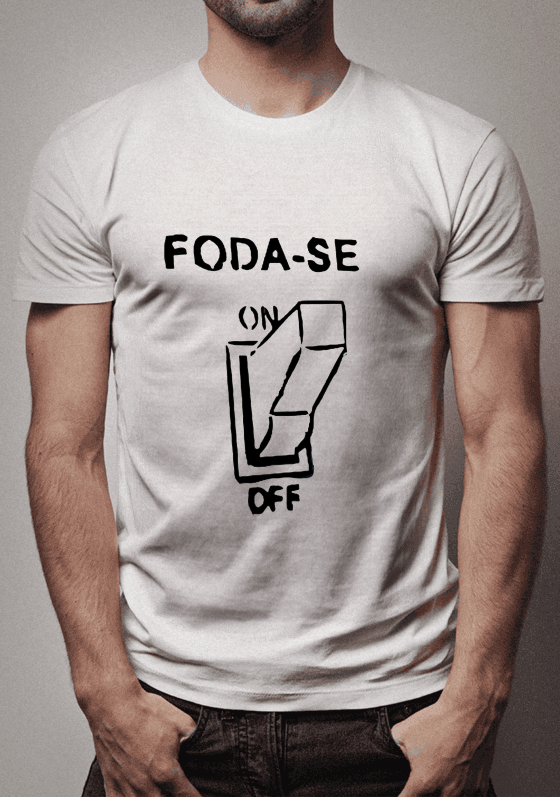 Nome do produto  Botão-foda-se