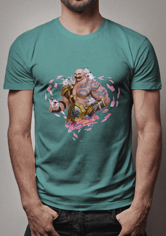 Nome do produto  Braum e Poros (League of Legends)