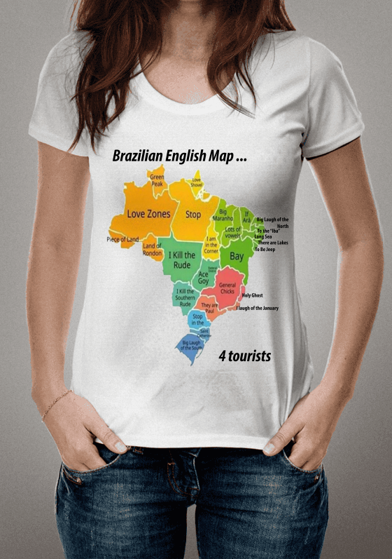 Nome do produto: Brazilian Map 4 Tourists