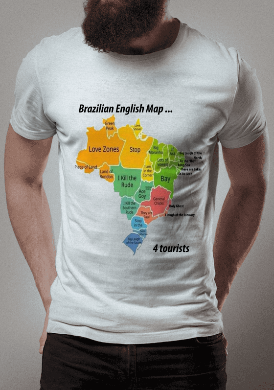 Brazilian Map 4 Tourists