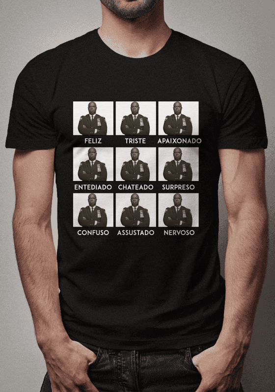 Nome do produto  Brooklyn 99 - Raymond Holt