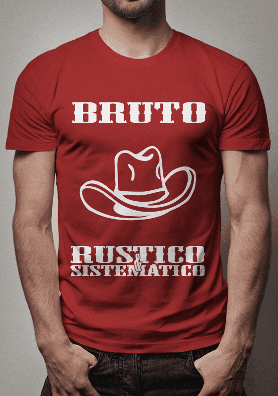 Nome do produto  BRUTO RUSTICO E SISTEMÁTICO - BRANCO