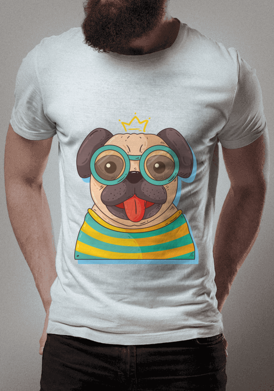 Nome do produto: Cachorro dando língua 