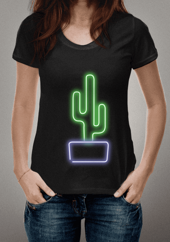 Nome do produto  cactus neon 