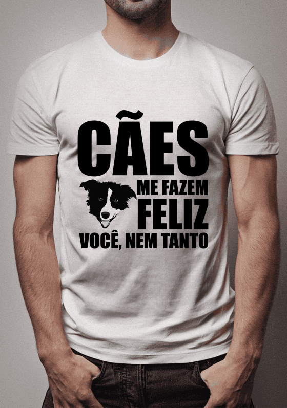 Nome do produto  Cães Me Fazem Feliz