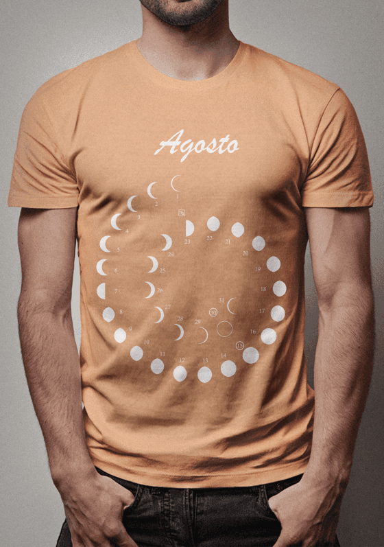 Nome do produto  Calendário da Lua 2019 Agosto