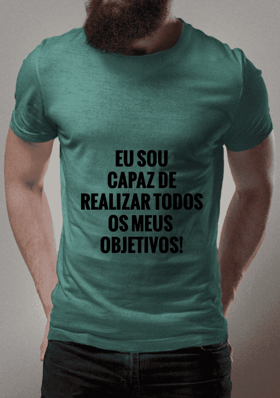 Nome do produto  Camisa - Eu sou capaz
