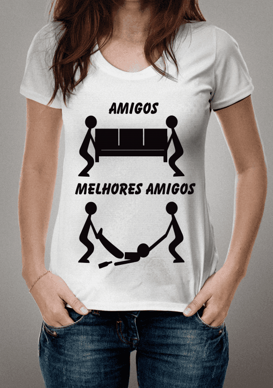 Nome do produto  camisa  melhores amigos 