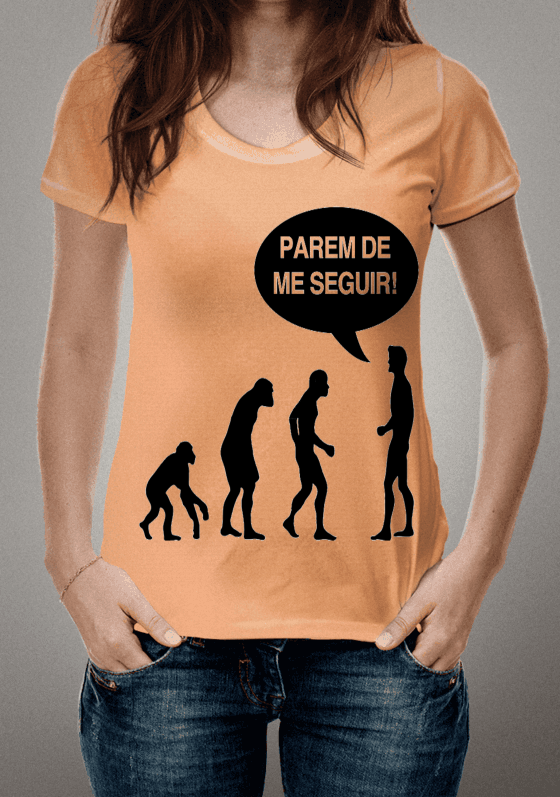 Nome do produto  camisa  parem de me seguir 