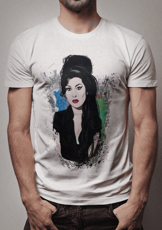 Nome do produto  camisa Amy  Winehouse
