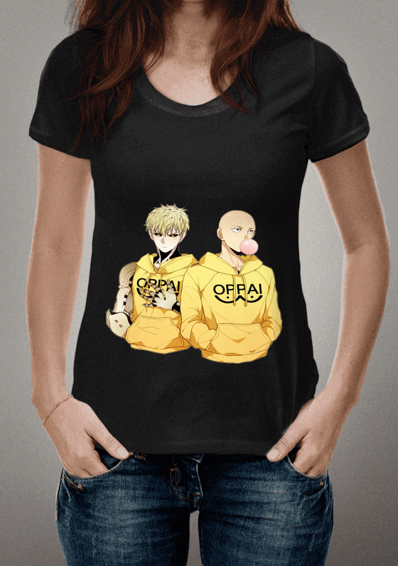 Nome do produto  Camisa Anime - One Punch  Man - Genos E Saitama 