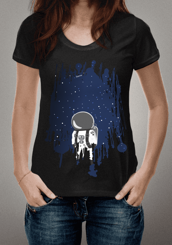 Nome do produto  Camisa Astronauta