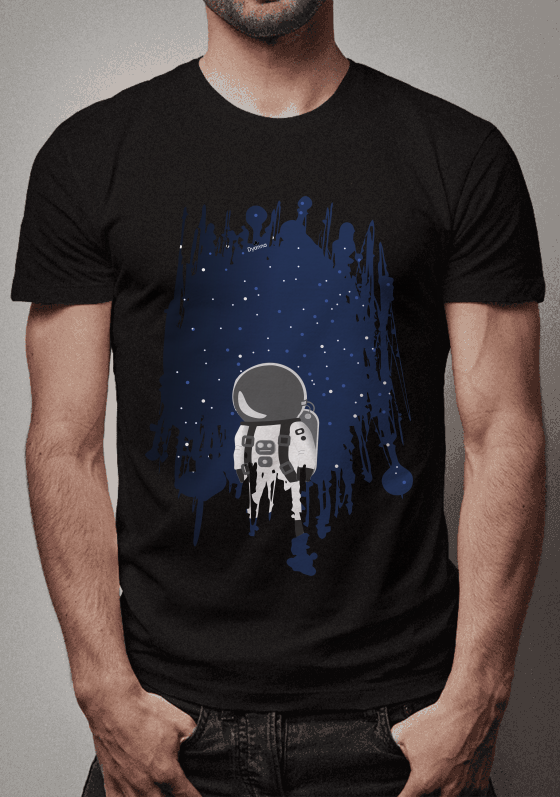 Nome do produto  Camisa Astronauta