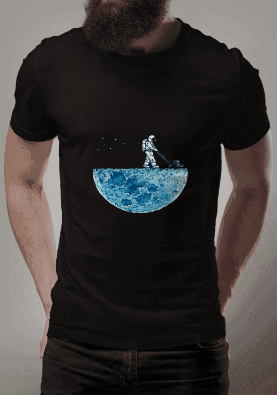 Camisa Astronauta na Lua